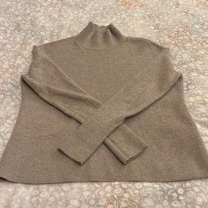 Everlane 100% Cashmere Square Mock Turtleneck Sweater, XXS